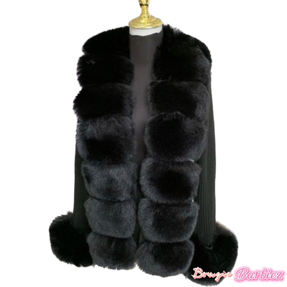 Luxury Fur Cardigan